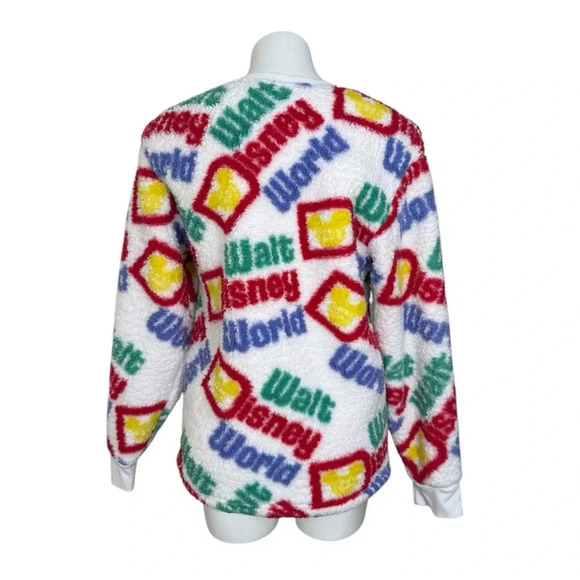 Walt Disney World Sherpa teddy fleece cozy oversized pullover top - Picture 2 of 3